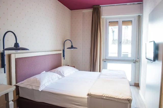 غرفة قياسية بسرير مزدوج، Torino Hotel 1/4