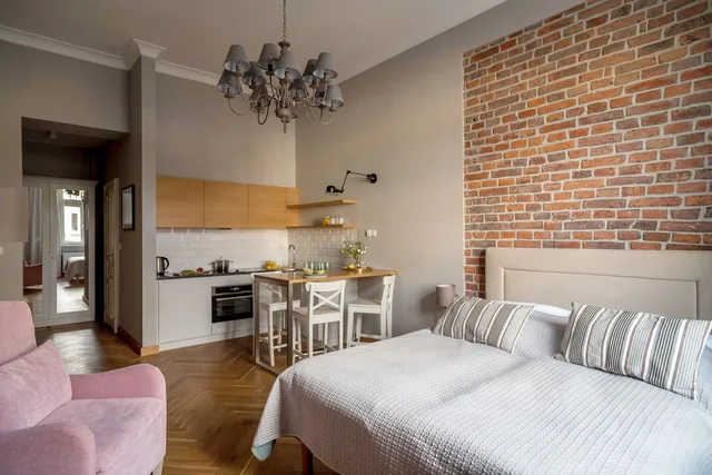 استوديو سوبيريور بسرير مزدوج مع أريكة، Apart Residence Tww Krakow 1/7