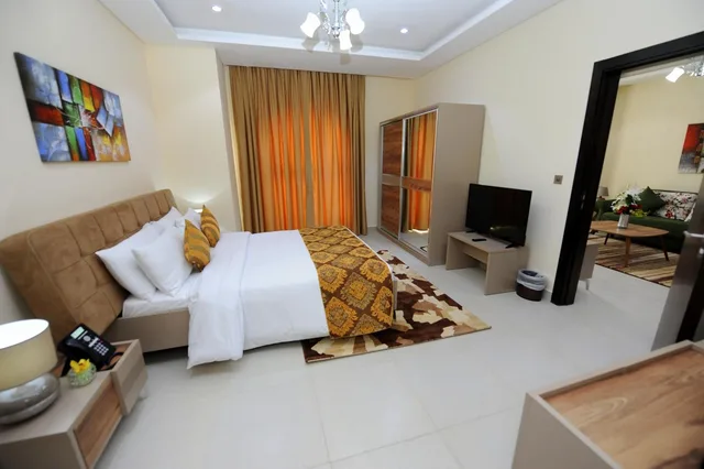 شقة ديلوكس بغرفة نوم واحدة، Almansour Park Inn Hotel And Apartment 2/3