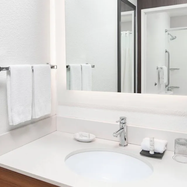 جناح بسرير كينج مع سرير سحّاب إضافي مع أريكة بحوض استحمام لذوي الإعاقة، Springhill Suites Scottsdale North 4/4