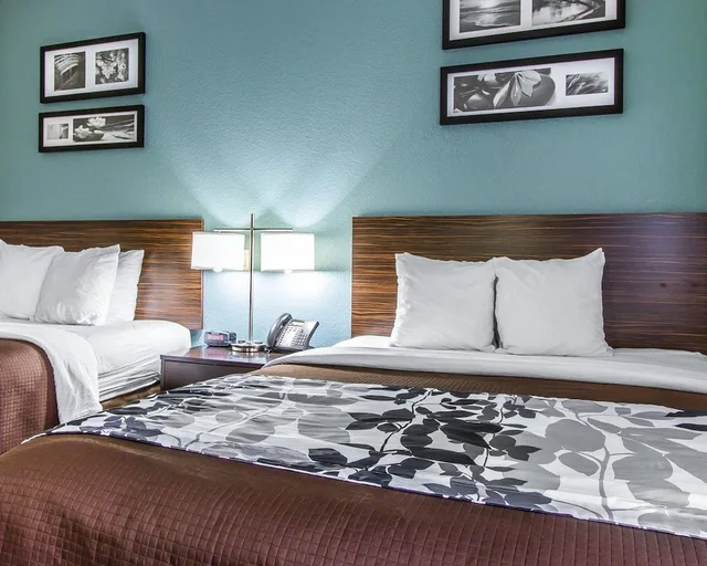 غرفة قياسية بسريرين مزدوجين، Sleep Inn Scott/Lafayette West 2/4