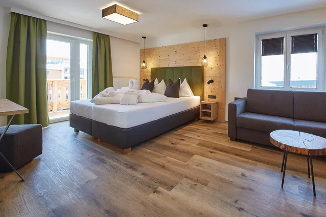 جناح بسرير كوين وسرير بطابقين، Hotel Hubertushof 2/5