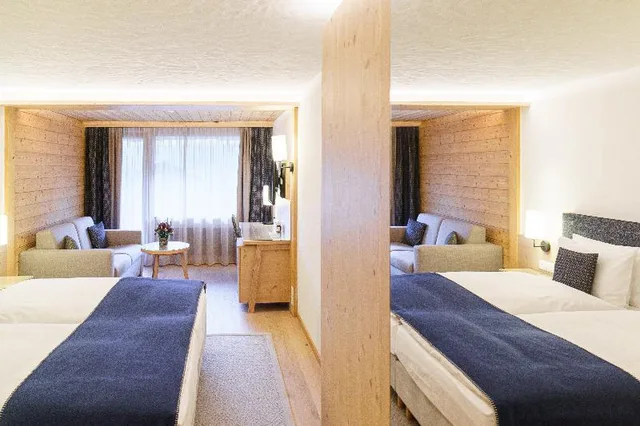 Alpine, 2 Double Beds، Hotel Gstaaderhof 1/1