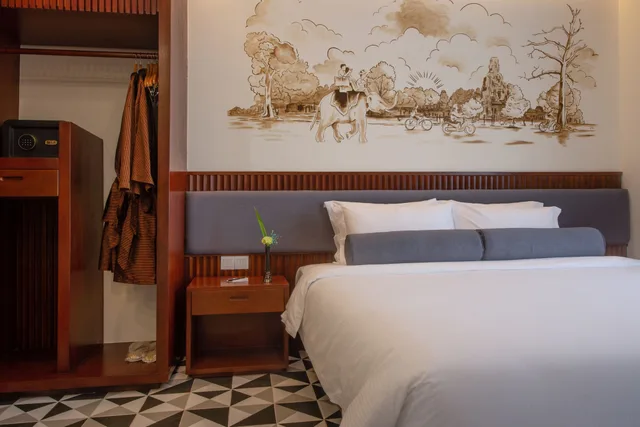 غرفة بسرير كينج بحمام خاص، The Twizt - Lifestyle Hostel 5/8