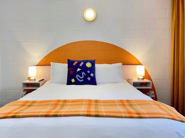 استوديو ديلوكس بسرير كوين بمطبخ صغير، Mt Eden Motel 1/7