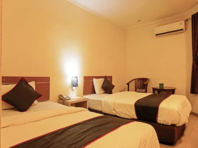 غرفة قياسية بسريرين منفصلين، Super OYO Collection O 91409 Hotel Fiducia Otista 153 - 157 3/5