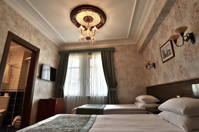 غرفة ديلوكس بسرير مزدوج، Blue House Hotel 3/9