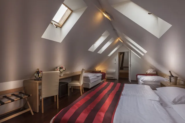 Deluxe, Quadruple, Double and Twin Beds, Little King Hotel U Malvaze 2/3