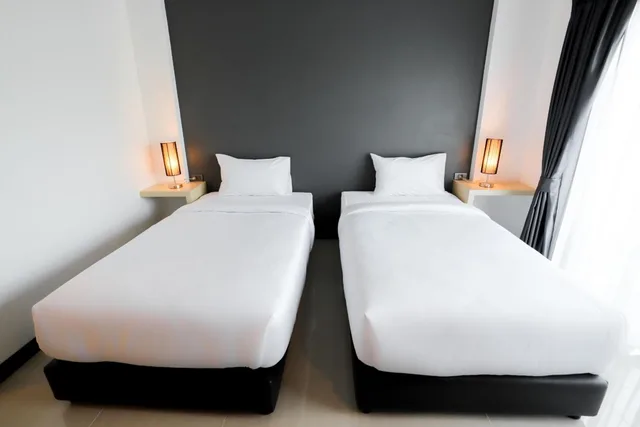 غرفة قياسية بسريرين منفصلين، The Rest Hotel - Prachuab kriri khan 3/7
