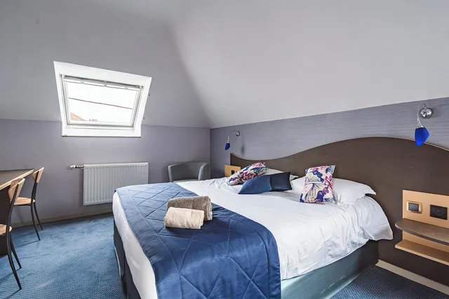 غرفة كومفورت بسرير مزدوج، Hotel Au Tambour 5/8