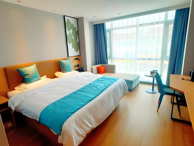 غرفة سوبيريور بسرير كينج وسرير كوين، GreenTree Inn Chizhou Jiuhua Mountain Scenic Spot Business Hotel 1/1