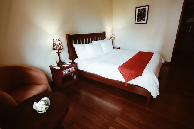 غرفة سوبيريور بسرير كينج بإطلالة على الحديقة، Royal Angkor Resort & Spa 8/10
