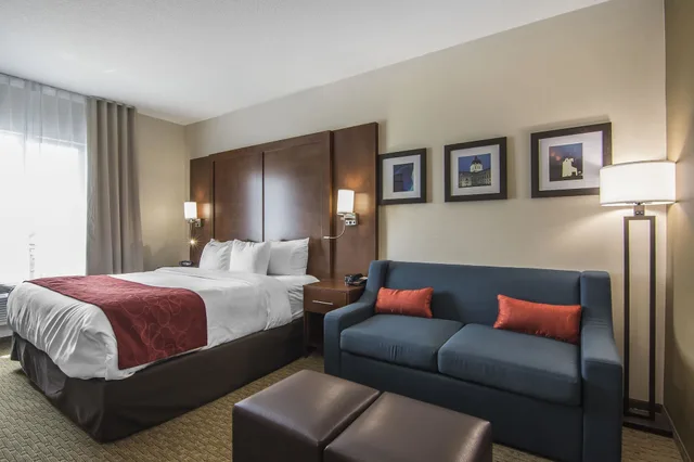 جناح بسرير كينج مع أريكة لذوي الإعاقة، Comfort Suites Regina 2/5