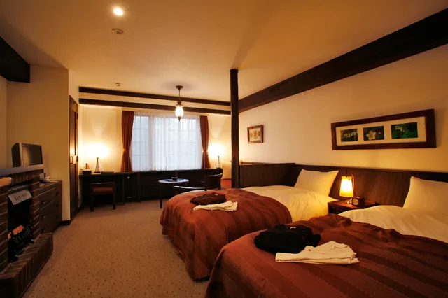 Room, Twin Beds, Mountain View, at the Mountain View، LA VISTA DAISETSUZAN 2/2