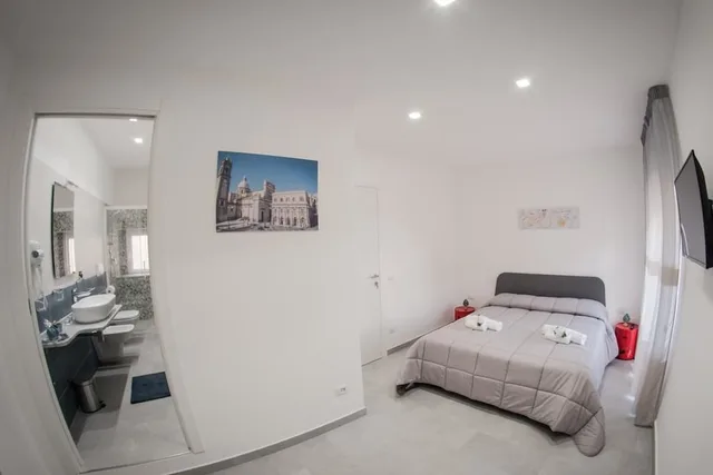 غرفة رباعية بسرير كوين وسريرين منفصلين، B&B Al Centro Storico 3/6