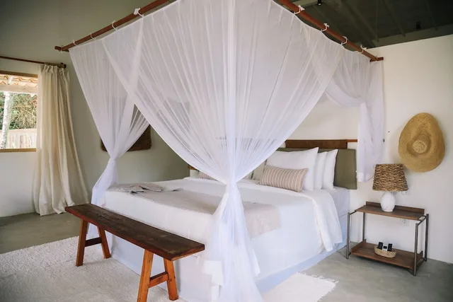 كابينة ديلوكس بسرير كينج وسرير فردي، Villa dos Nativos Boutique Hotel 3/5