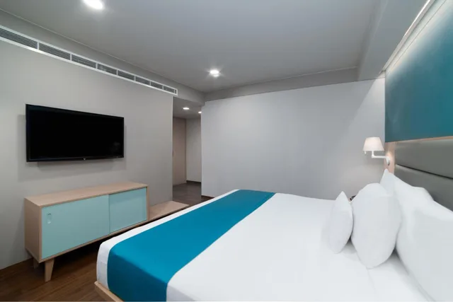 جناح بسرير مزدوج أو سريرين منفصلين بغرفة نوم واحدة مع أريكة، City Express Suites by Marriott Ciudad de Mexico Anzures 5/10