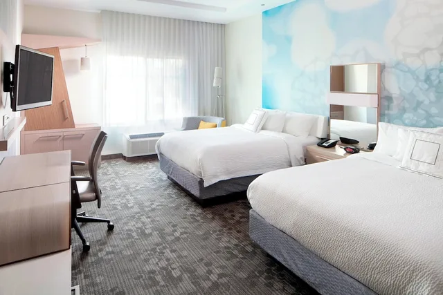 غرفة بسريرين كوين لذوي الإعاقة، Courtyard Palm Beach Jupiter 1/3