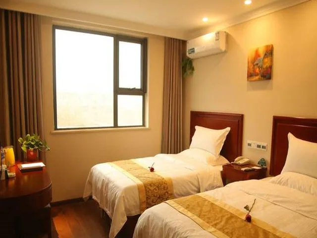 Business, Twin Beds, GREENTREE INN SHANGQIU NORMAL COLLEGE WENHUA(W)ROAD HOTEL 1/1