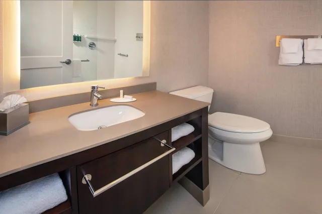 استوديو بسرير كينج مع أريكة، Residence Inn Fulton at Maple Lawn 1/4