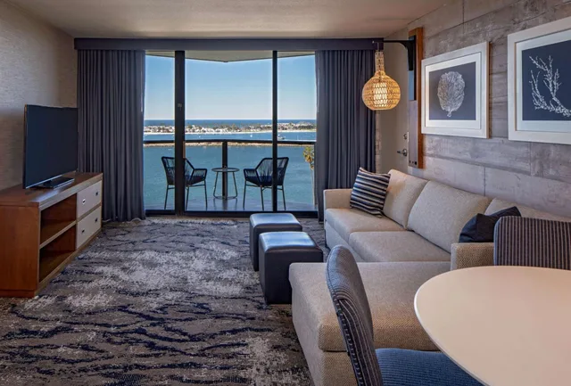 جناح ركني بإطلالة على البحر، Hyatt Regency Mission Bay Spa and Marina 2/2