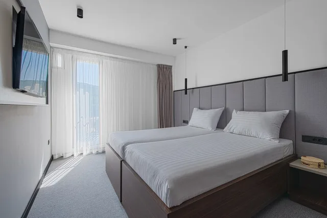 غرفة قياسية بسريرين منفصلين، Hotel Ad Turres 3/4