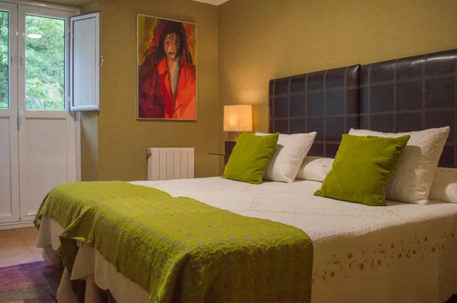 غرفة بسرير مزدوج أو سريرين منفصلين، Hotel Alto Sella 3/10