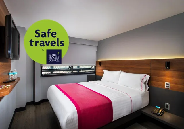 غرفة، Hotel MX aeropuerto CDMX, Trademark Collection by Wyndham 3/5