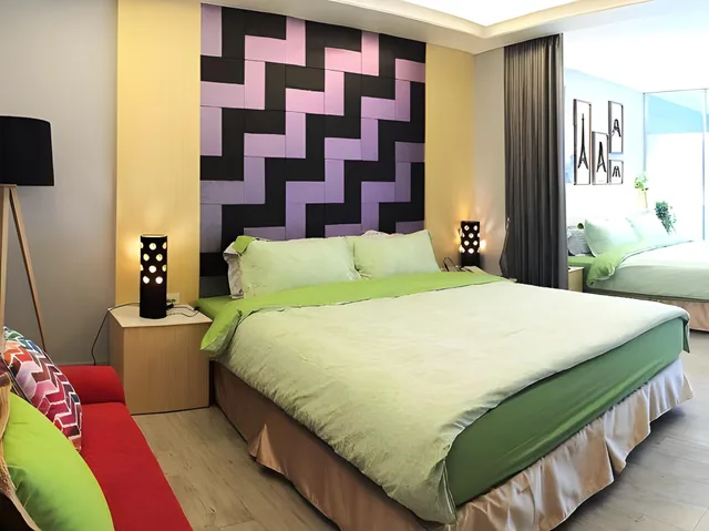 غرفة ديلوكس رباعية بسريرين كوين، River Forest Resort Hotel 1/1