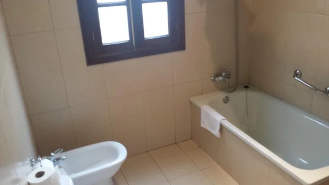 غرفة بسرير مزدوج بإطلالة على البحر، Rural Villa El Mocanal 7/8