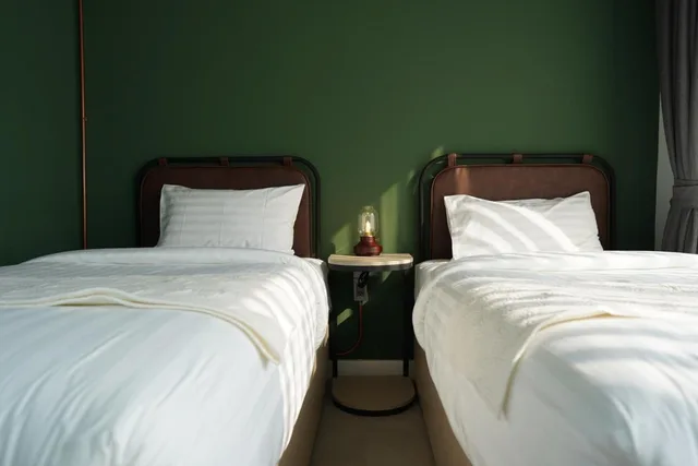 غرفة بسرير مزدوج، The Wood Hotel 2/3