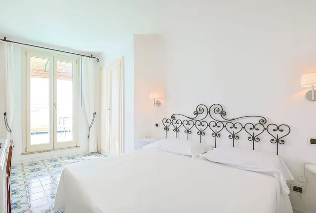 غرفة سوبيريور بسرير مزدوج أو سريرين منفصلين بشرفة، Hotel Aurora Amalfi 8/10