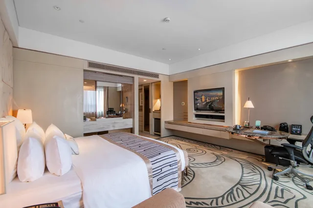 غرفة سوبيريور بسرير كوين بإطلالة على الجبل، Grand Pacific Hotel Ningbo 8/10