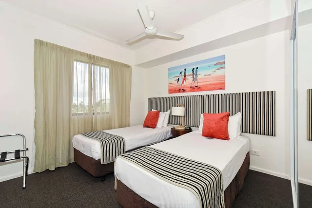 شقة تنفيذية عائلية بسرير كوين وسريرين منفصلين بغرفتي نوم، Metro Advance Apartments & Hotel Darwin 2/3