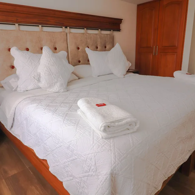 غرفة قياسية بسرير مزدوج، Hotel Las Palmas Villa De Leyva 8/10
