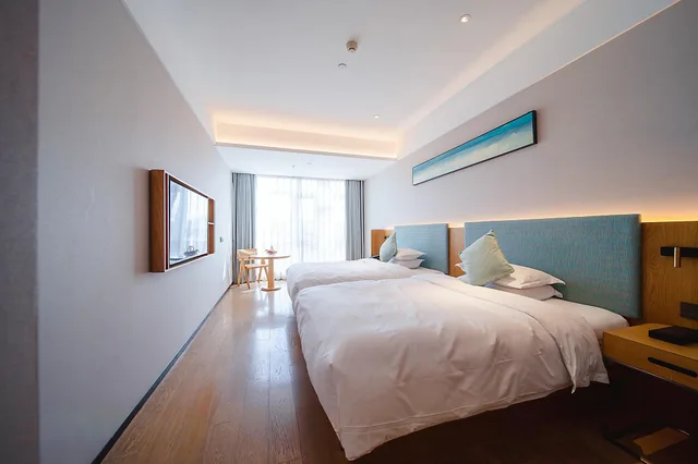 غرفة ديلوكس بسريرين كوين، SSAW Boutique Hotel ZHIJIANG IMPRESSION 1/2