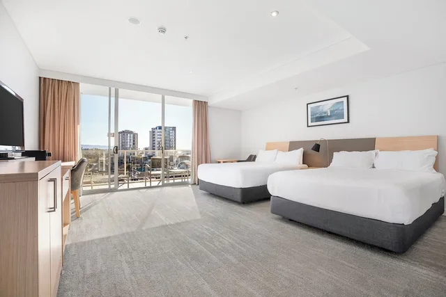 غرفة تنفيذية بسريرين كوين بشرفة، Sage Hotel Wollongong 3/10