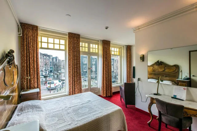 غرفة مزدوجة بإطلالة على القناة، Amsterdam Wiechmann Hotel 5/10