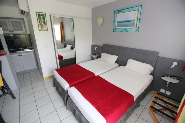 غرفة بسريرين منفصلين، Hotel La Maison Creole 2/6