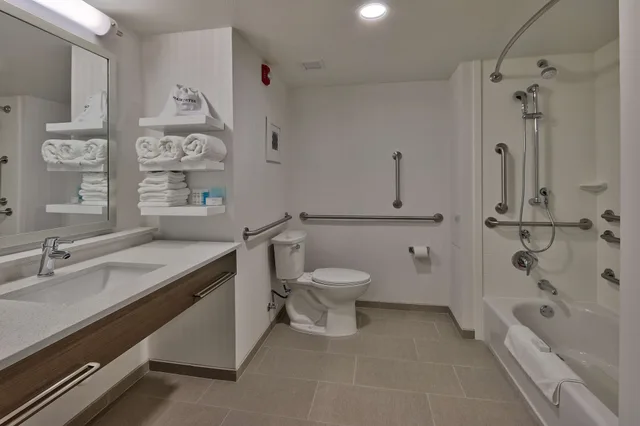 استوديو بسرير كينج مع أريكة لذوي الإعاقة، Hampton Inn and Suites Artesia 4/4