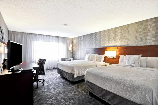 غرفة بسريرين كوين، Courtyard Jacksonville Airport Northeast 1/3