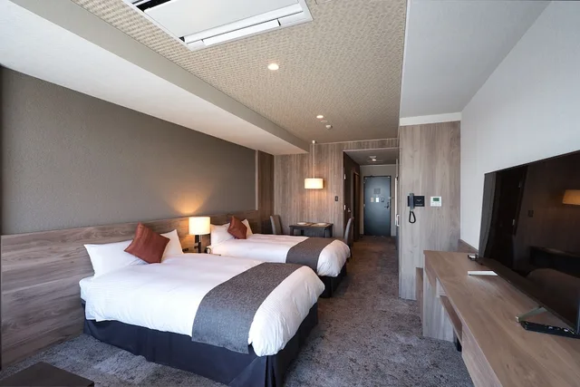 غرفة سوبيريور بسريرين منفصلين بإطلالة على الجبل بمطبخ صغير، Winery Hotel & Condominium Hitohana 2/5