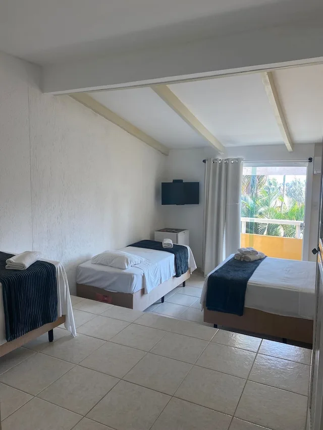 غرفة سوبيريور رباعية بسرير مزدوج وسريرين منفصلين، Pousada Casacolina 2/10