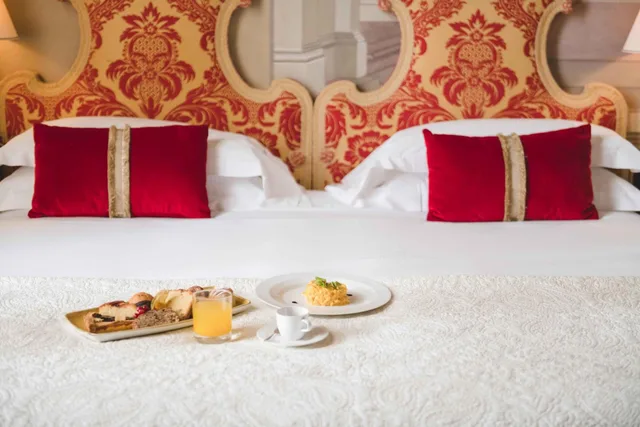 غرفة ديلوكس بسرير مزدوج أو سريرين منفصلين بشرفة، Grand Hotel Continental Starhotels 4/9