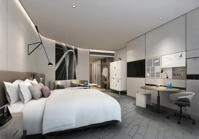 غرفة قياسية بسرير فردي، Crowne Plaza Quanzhou Riverview 2/6