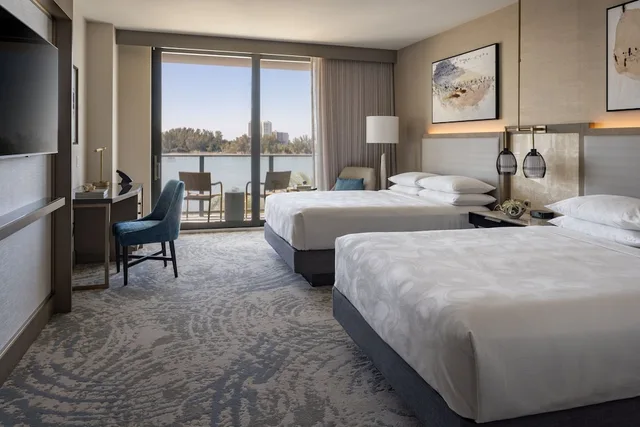 غرفة بسريرين كوين بشرفة، JW Marriott Clearwater Beach Resort & Spa 1/13