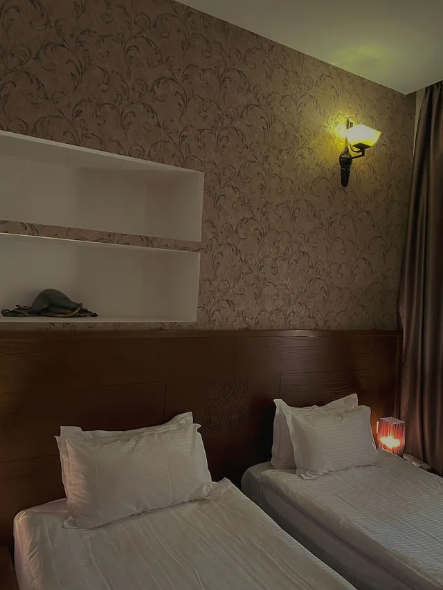 غرفة قياسية بسريرين منفصلين بإطلالة على المدينة، Old Metekhi Hotel 2/10