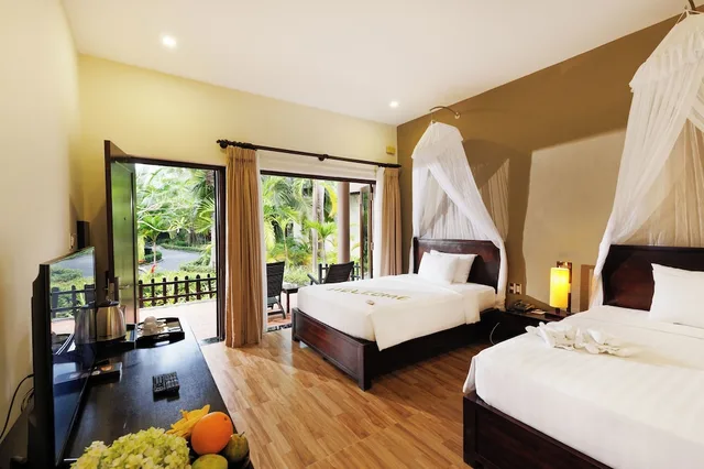 بنغل بسرير كينج بإطلالة على الحديقة، Diamond Bay Resort & Spa 9/10