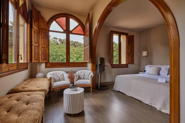غرفة بسرير مزدوج، Mas Salagros Ecoresort Aire Ancient Baths 2/4