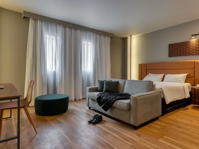 غرفة سوبيريور بسرير كوين، Mercure Belo Horizonte Vila Da Serra Hotel 3/8
